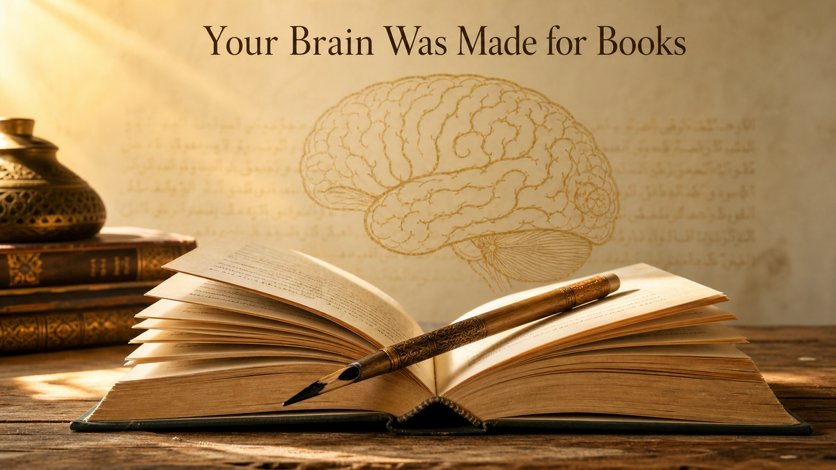 Your Brain Was Made for Books — Paper, Pen, and the Forgotten Wisdom of al-Qalam