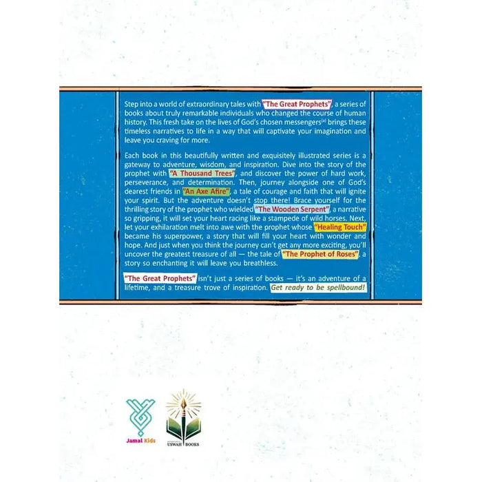 Book cover with text and logos on a blue background