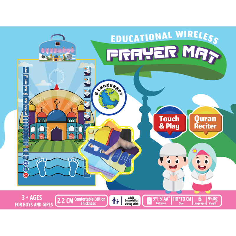 Smart Interactive Prayer Mat- Shia Version!