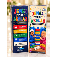 JENGA YOUR AKHLAQ Build Good Manners, One Block at a Time!