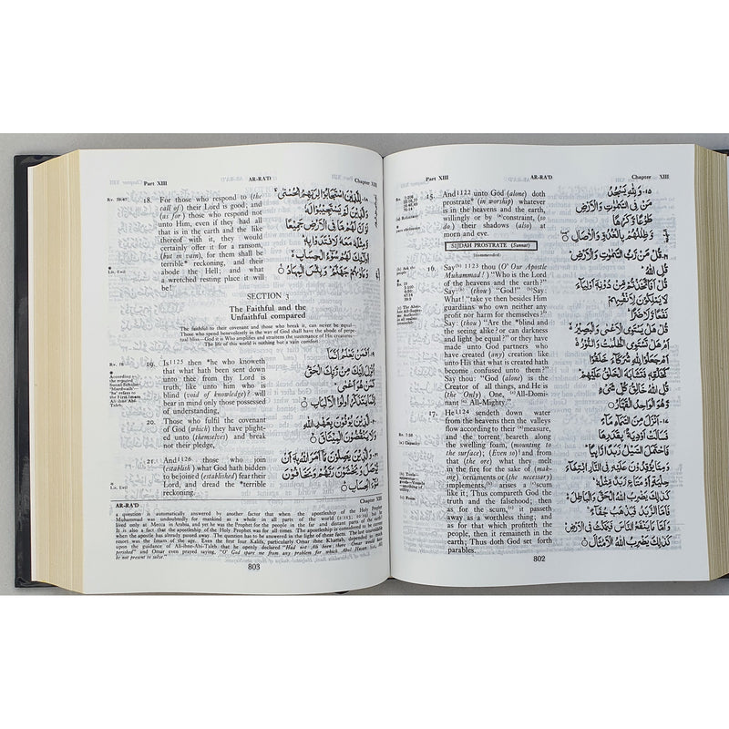 The Holy Qur'an, Translation and Commentary