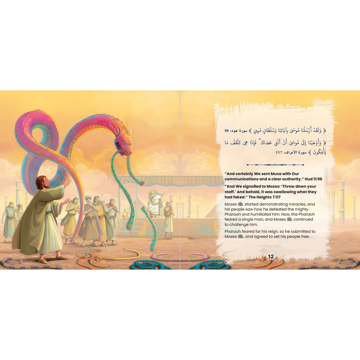 Moses the man who defeated the armies with his staff