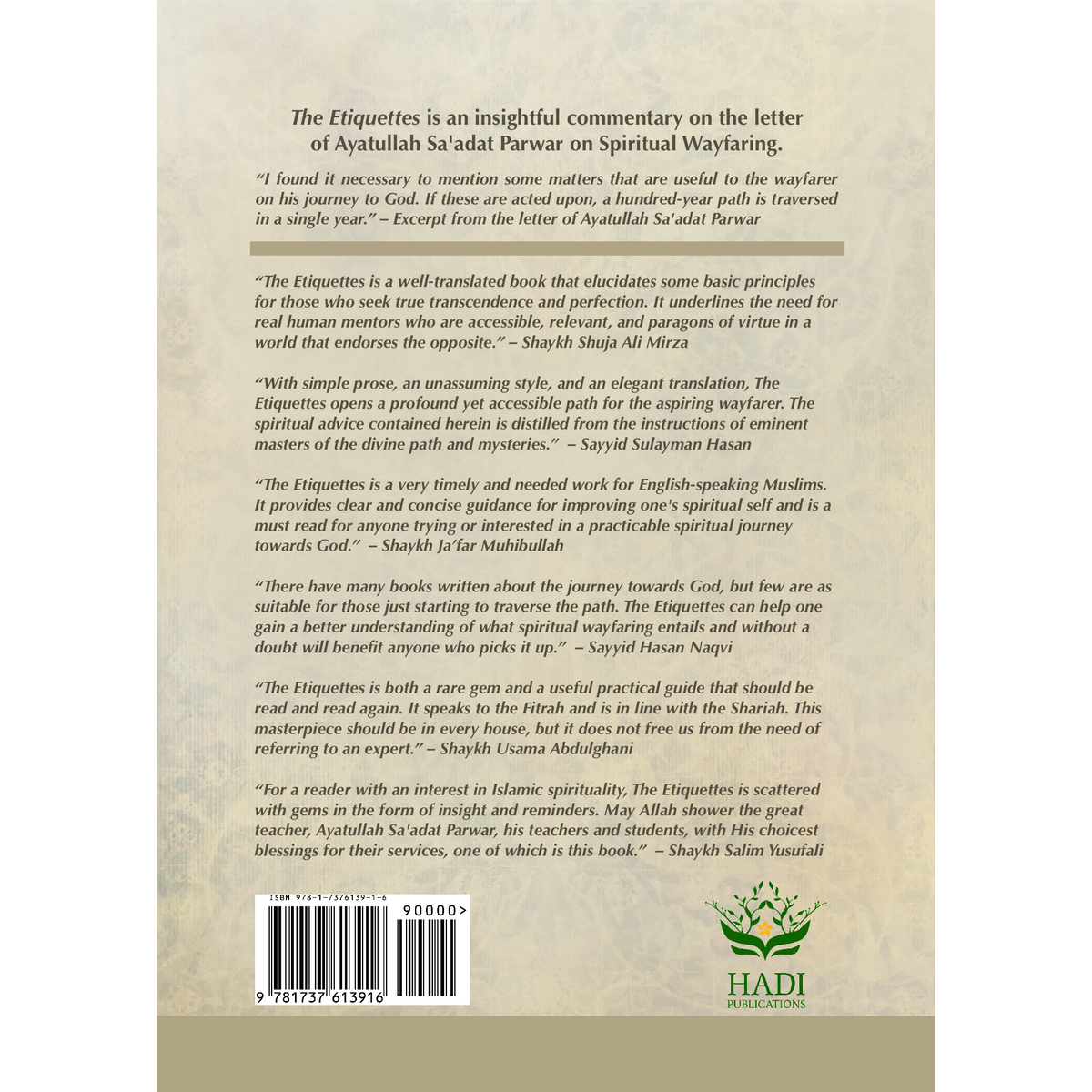 The Etiquettes of Spiritual Wayfaring & the Journey to God